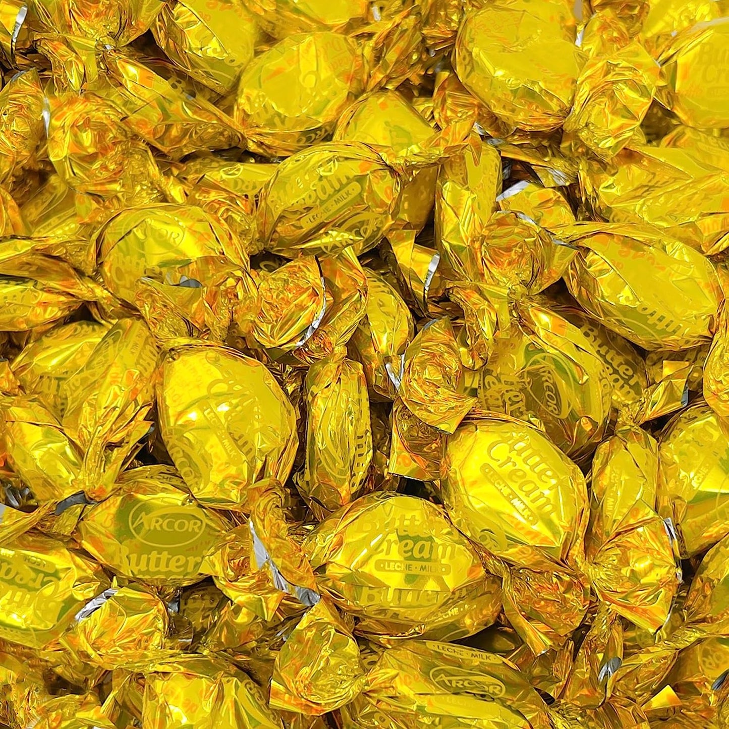 LaetaFood Arcor Butter Cream Toffee Candy, Individually Wrapped (1 Pound Bag)