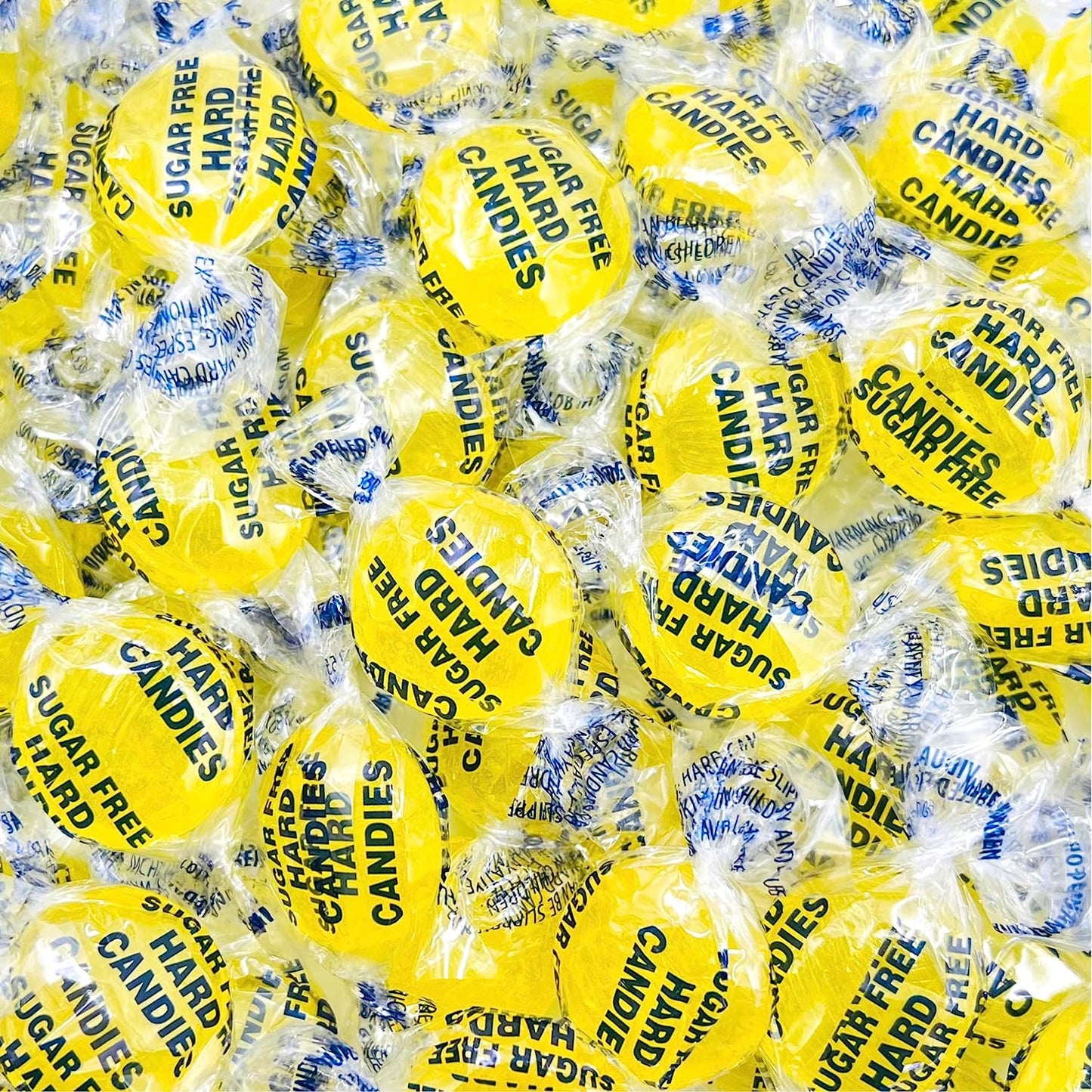 LaetaFood Arcor Sugar-Free Lemon Hard Candy, Individually Wrapped (1 Pound Bag)