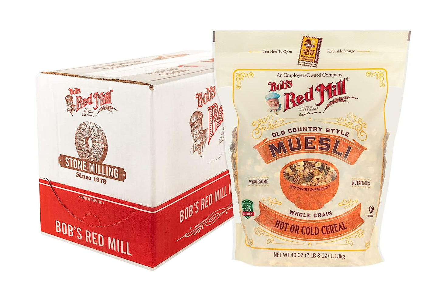 Bob's Red Mill Old Country Style Muesli Cereal, 40-ounce (Pack of 4)